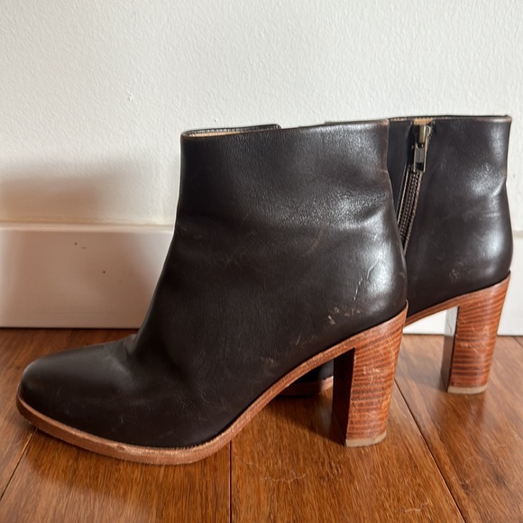 A.P.C. Brown booties - Size 39 - Picture 3 of 5